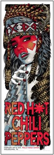 Red Hot Chili Peppers Poster by Rhys Cooper