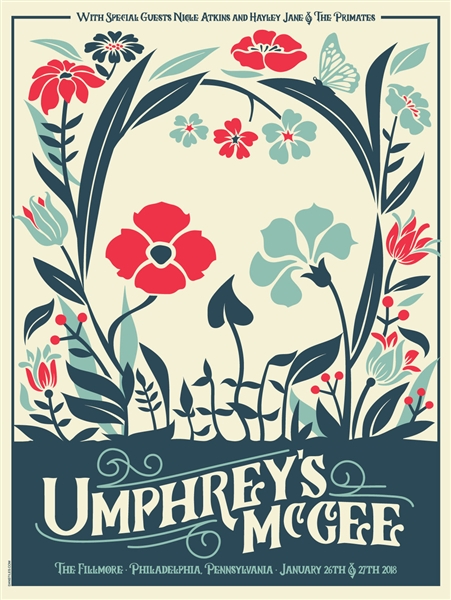 Umphrey's McGee Concert Poster by Dan Stiles